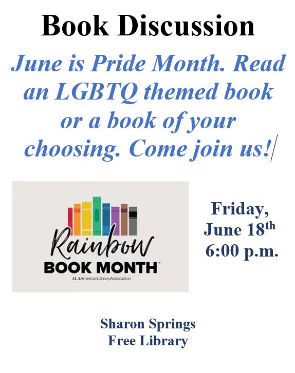 Book Discussion - Pride Month 2026