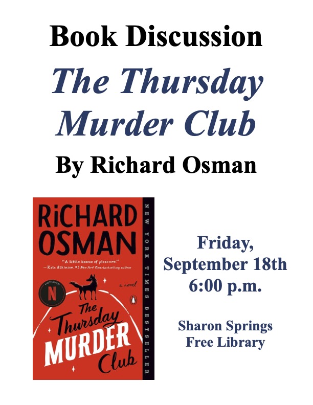 Book Discussion - September 2026